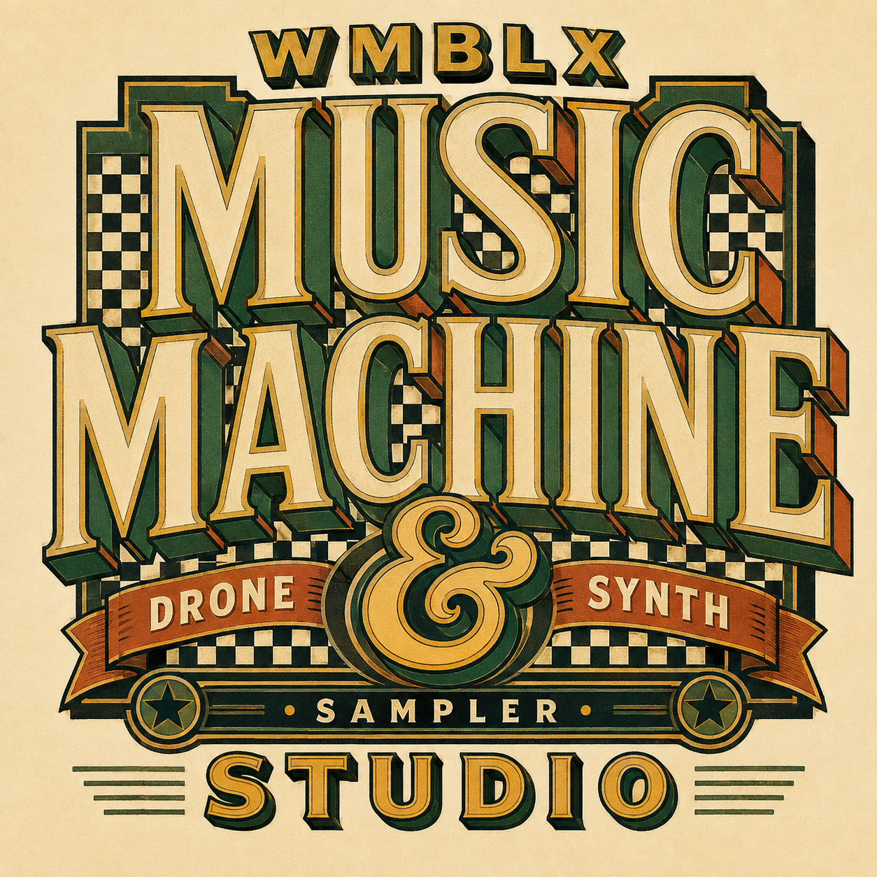 WMBLX Music Machine — drone, synth and sampler studio